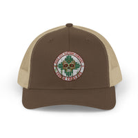Duke City Hat Trucker Cap with Native Sun Medallion Patch