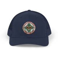 Duke City Hat Trucker Cap with Native Sun Medallion Patch