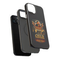 Phone Case - "American Fathers: Trillion Dollar Child Trafficking" Impact-Resistant Protective Case