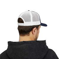 Duke City Hat Trucker Cap with Native Sun Medallion Patch