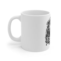 Duke City Knight Shield Mug — 'Disciplina Fide Honor' Ceramic Coffee Cup