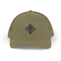 Embroidered DCCC Zia Skull Snapback Trucker Cap