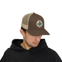 Duke City Hat Trucker Cap with Native Sun Medallion Patch