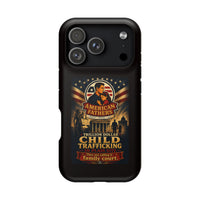 Phone Case - "American Fathers: Trillion Dollar Child Trafficking" Impact-Resistant Protective Case