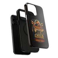 Phone Case - "American Fathers: Trillion Dollar Child Trafficking" Impact-Resistant Protective Case
