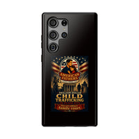 Phone Case - "American Fathers: Trillion Dollar Child Trafficking" Impact-Resistant Protective Case