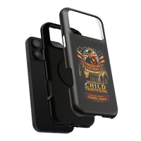 Phone Case - "American Fathers: Trillion Dollar Child Trafficking" Impact-Resistant Protective Case