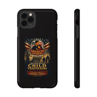 Phone Case - "American Fathers: Trillion Dollar Child Trafficking" Impact-Resistant Protective Case
