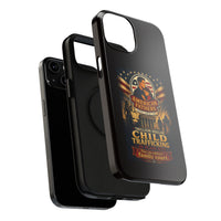 Phone Case - "American Fathers: Trillion Dollar Child Trafficking" Impact-Resistant Protective Case