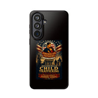 Phone Case - "American Fathers: Trillion Dollar Child Trafficking" Impact-Resistant Protective Case