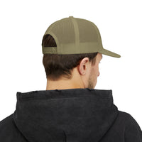 Embroidered DCCC Zia Skull Snapback Trucker Cap