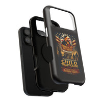 Phone Case - "American Fathers: Trillion Dollar Child Trafficking" Impact-Resistant Protective Case