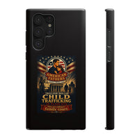 Phone Case - "American Fathers: Trillion Dollar Child Trafficking" Impact-Resistant Protective Case