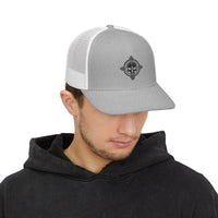 Embroidered DCCC Zia Skull Snapback Trucker Cap