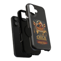 Phone Case - "American Fathers: Trillion Dollar Child Trafficking" Impact-Resistant Protective Case