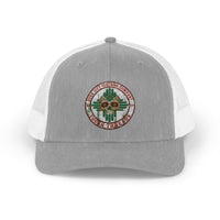 Duke City Hat Trucker Cap with Native Sun Medallion Patch