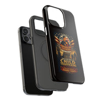 Phone Case - "American Fathers: Trillion Dollar Child Trafficking" Impact-Resistant Protective Case