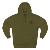 Minimalist Hoodie — Small Chest DCCC Graphic Fleece Pullover