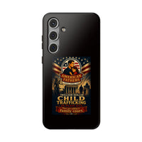 Phone Case - "American Fathers: Trillion Dollar Child Trafficking" Impact-Resistant Protective Case