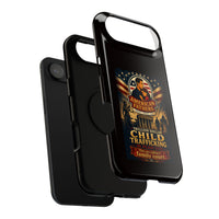Phone Case - "American Fathers: Trillion Dollar Child Trafficking" Impact-Resistant Protective Case