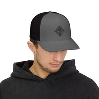 Embroidered DCCC Zia Skull Snapback Trucker Cap
