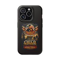 Phone Case - "American Fathers: Trillion Dollar Child Trafficking" Impact-Resistant Protective Case