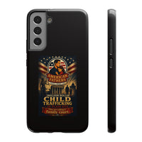 Phone Case - "American Fathers: Trillion Dollar Child Trafficking" Impact-Resistant Protective Case