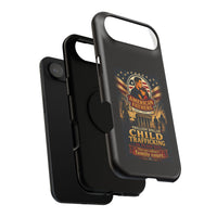 Phone Case - "American Fathers: Trillion Dollar Child Trafficking" Impact-Resistant Protective Case