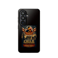 Phone Case - "American Fathers: Trillion Dollar Child Trafficking" Impact-Resistant Protective Case