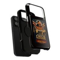 Phone Case - "American Fathers: Trillion Dollar Child Trafficking" Impact-Resistant Protective Case