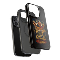 Phone Case - "American Fathers: Trillion Dollar Child Trafficking" Impact-Resistant Protective Case