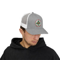 Duke City Hat Trucker Cap with Native Sun Medallion Patch
