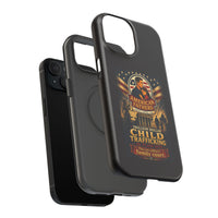 Phone Case - "American Fathers: Trillion Dollar Child Trafficking" Impact-Resistant Protective Case
