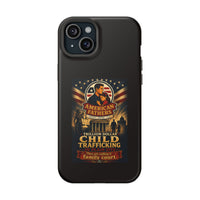 Phone Case - "American Fathers: Trillion Dollar Child Trafficking" Impact-Resistant Protective Case